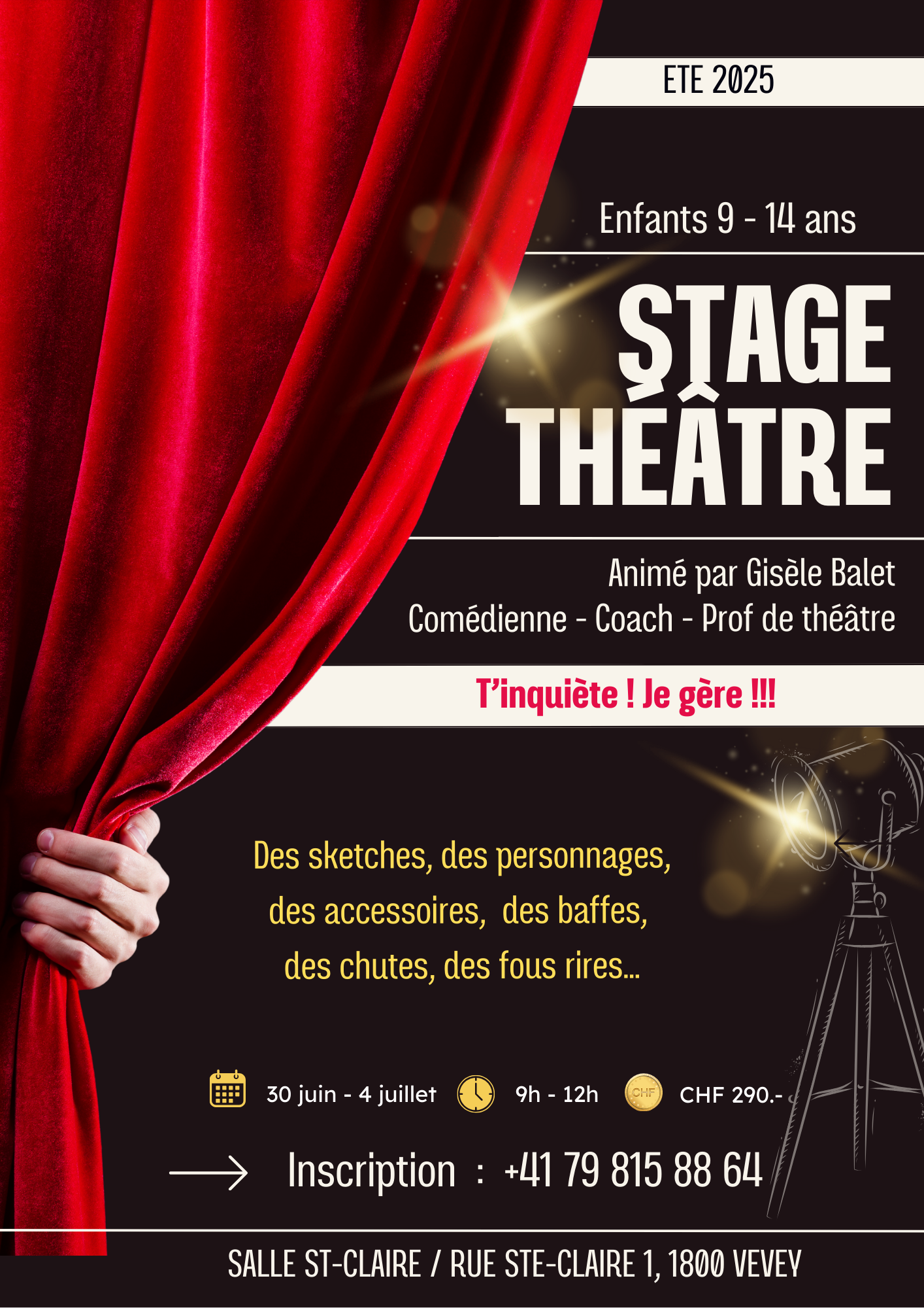Stories pub stage Enfants